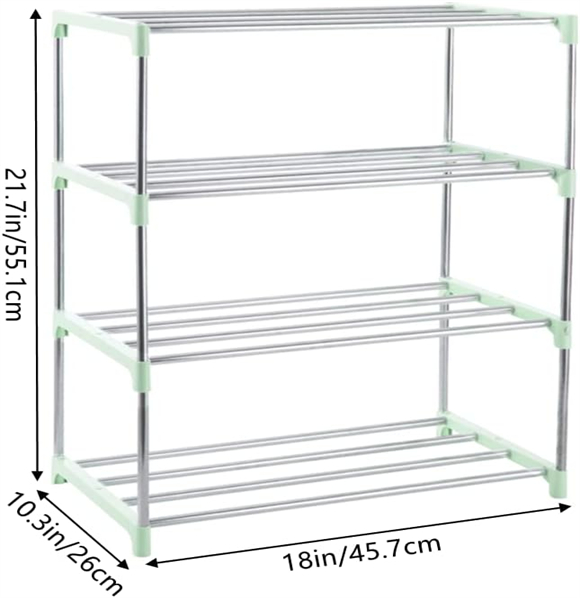 Shoe rack without cover